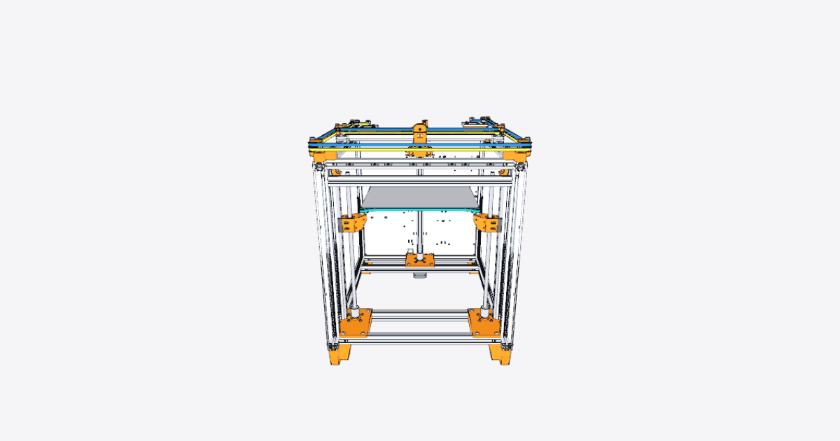 Jubilee toolchanger 3D printer – 3D model preview