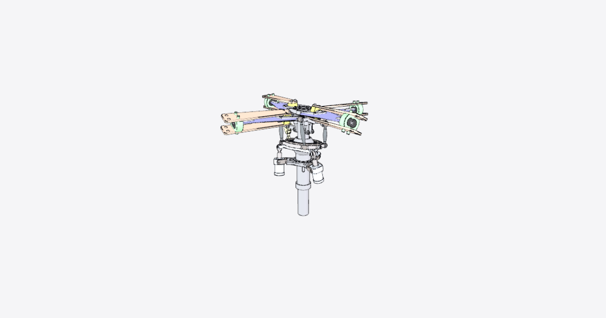 Helicopter Rotor – 3D model preview