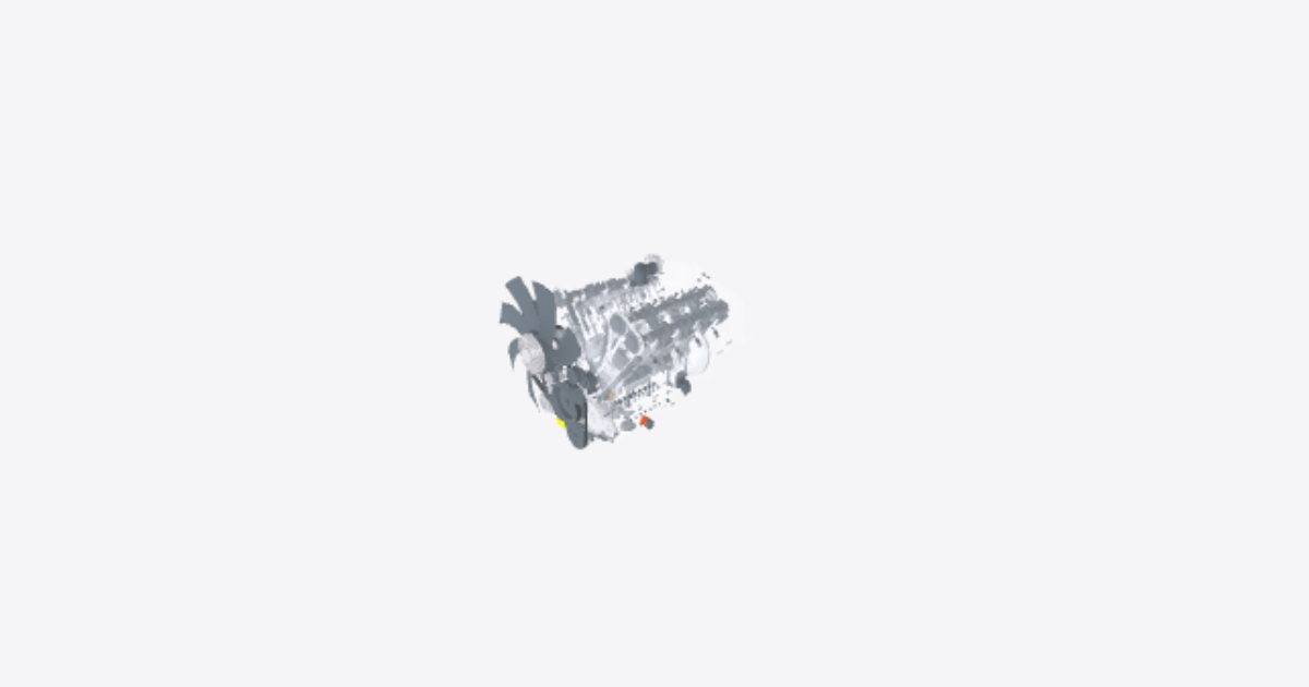 V8 Engine – 3D model preview